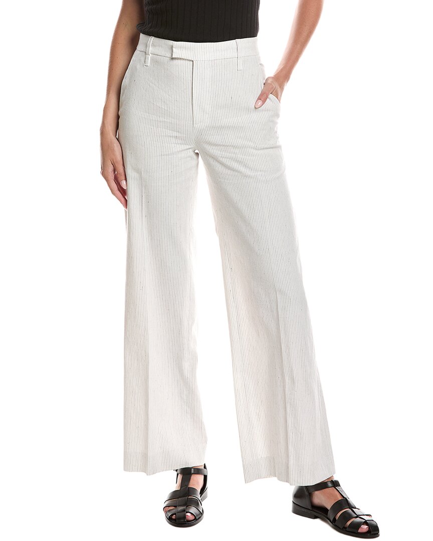 Brunello Cucinelli Linen-blend Pant In White
