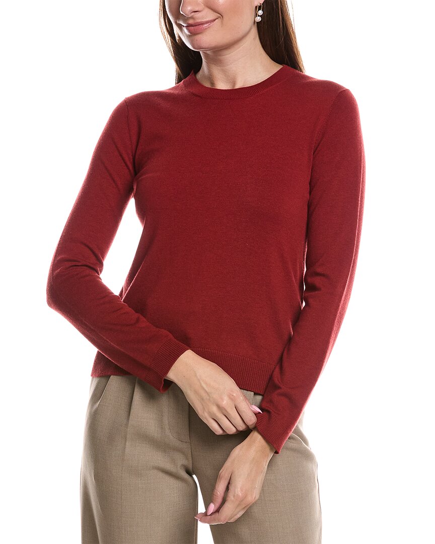 Max Mara Weekend  Sicila Silk & Wool-blend Sweater In Red