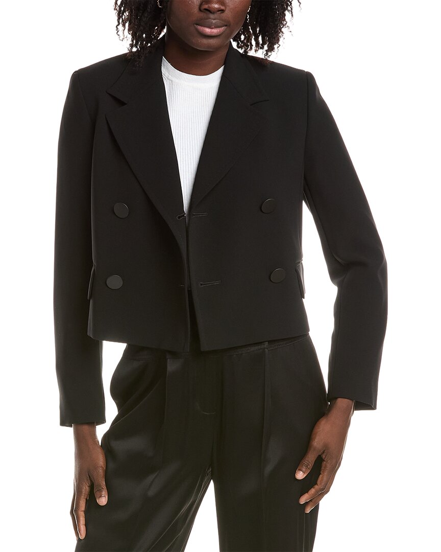 Max Mara Studio Caprera Jacket In Black