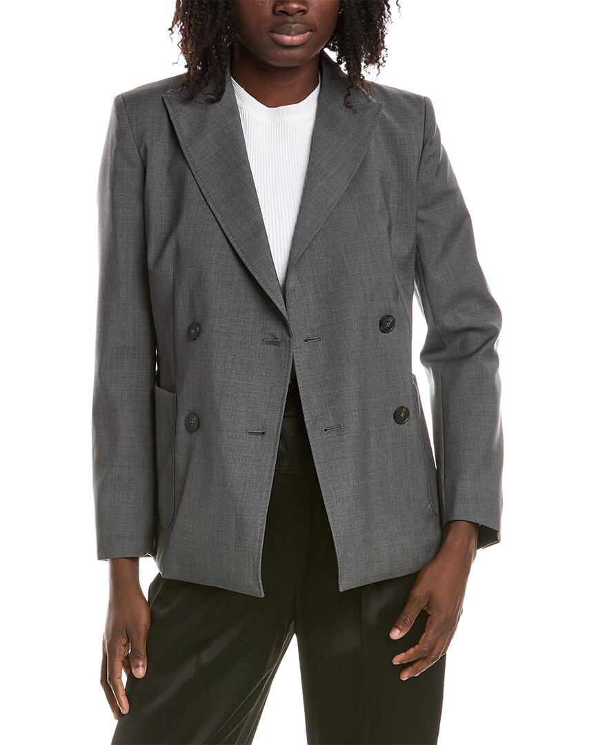 Max Mara Weekend  Ornati Wool Jacket In Gray