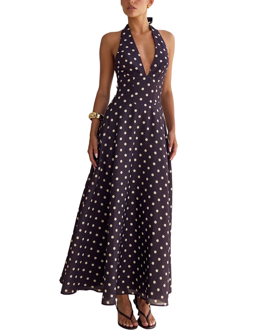 Camila Blanco Dress In Brown