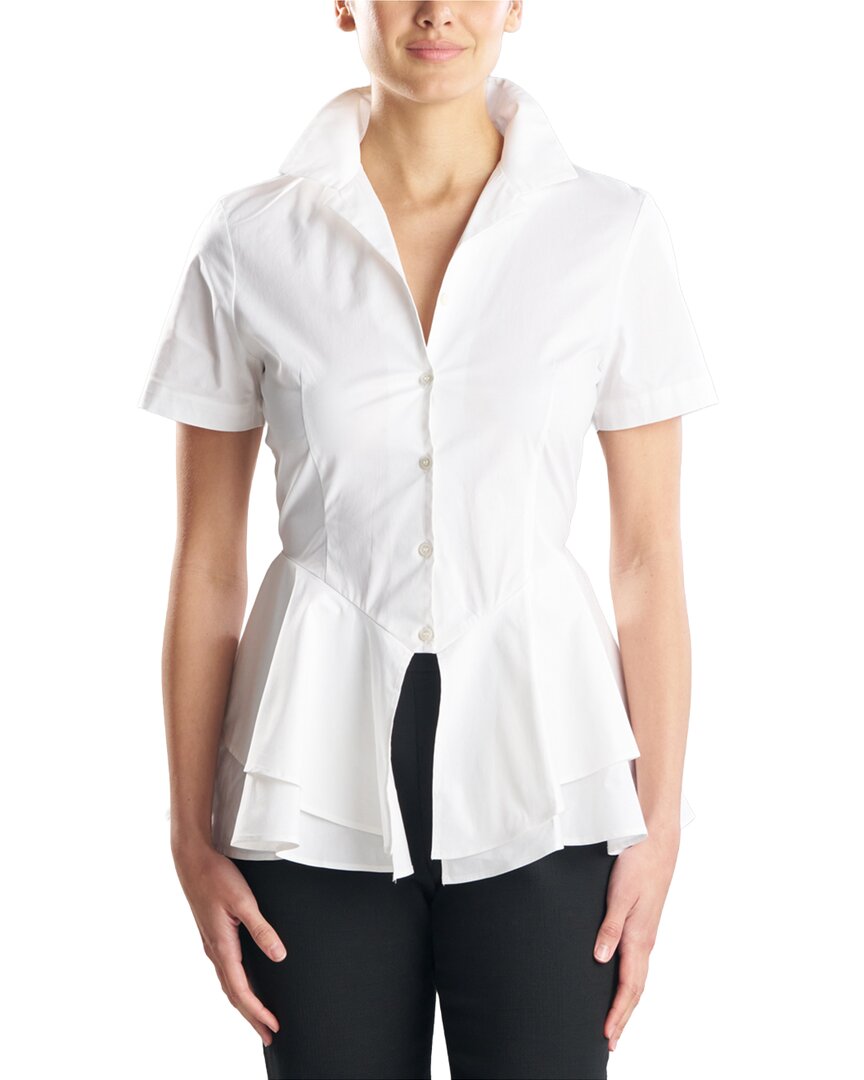 Natori Poplin Shirt In White