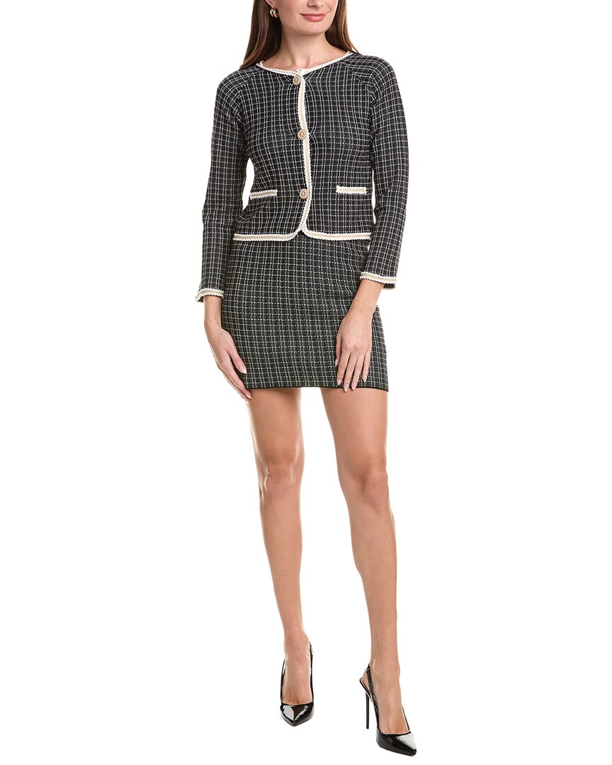Hl Affair Knit Jacket In Black