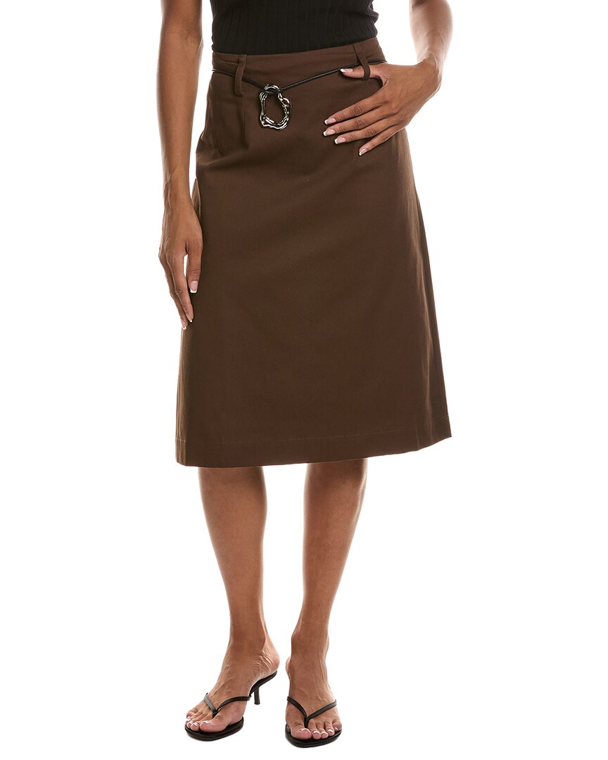 Seraphina Pencil Skirt In Brown