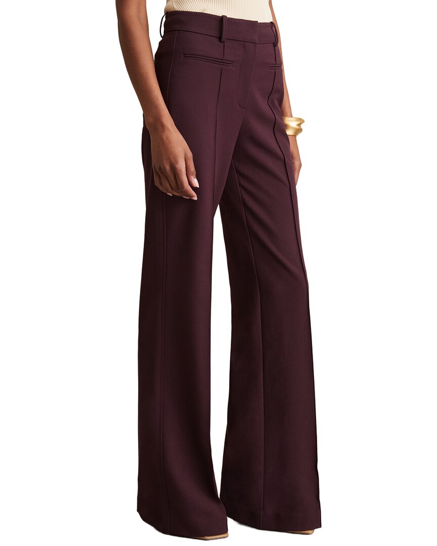 Reiss Claude Trouser In Burgundy