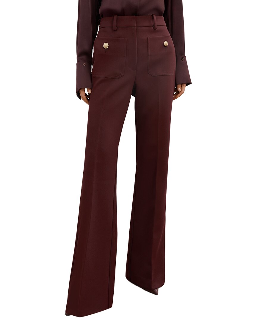 Reiss Parisa Trouser In Brown