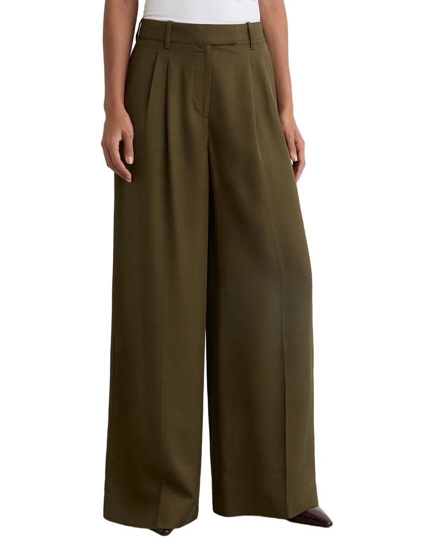 Reiss Cora Trouser In Green