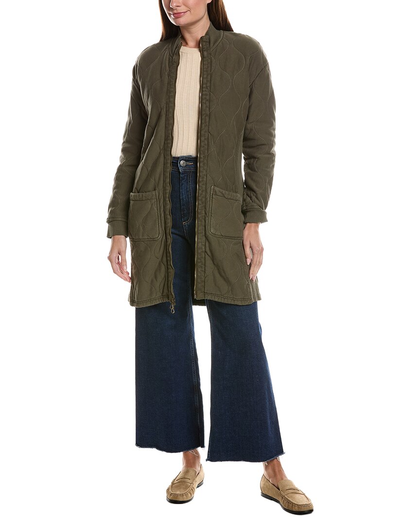 Xcvi Torston Quilted Coat In Green