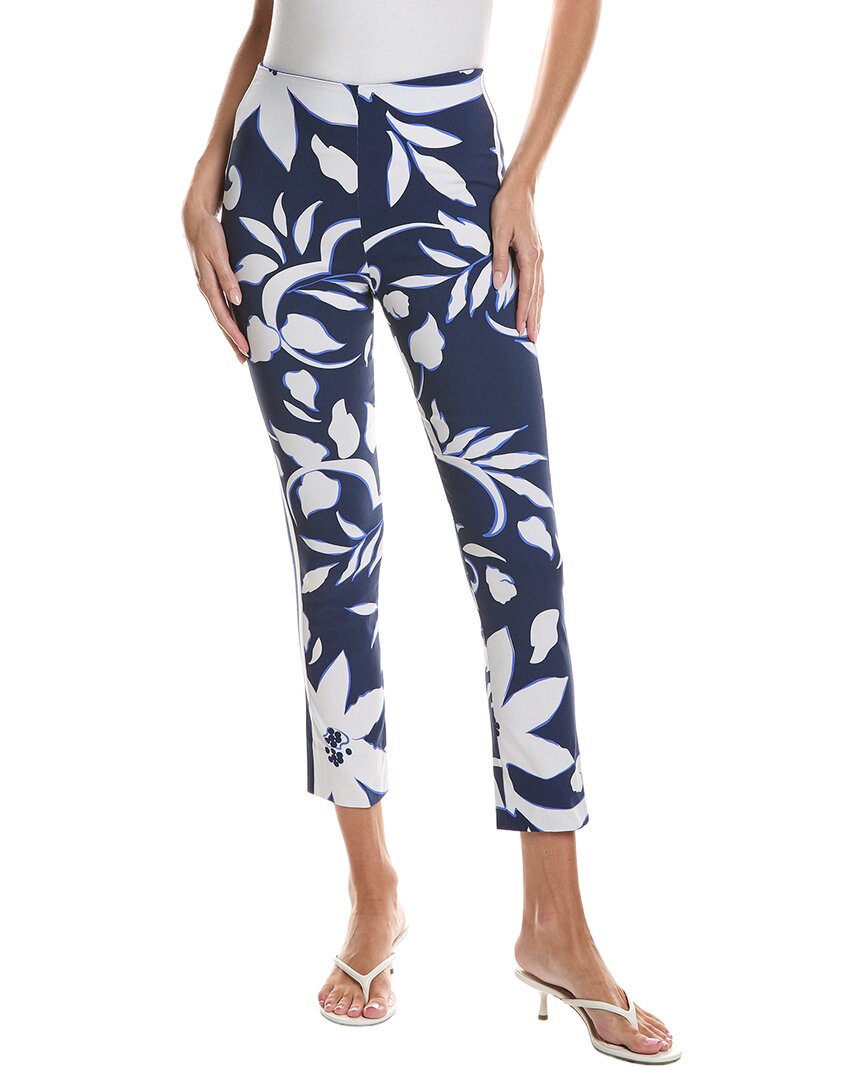 Gretchen Scott Gripeless Pull-on Pant In Navy