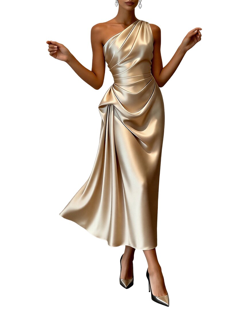 Esea Midi Dress In Neutral