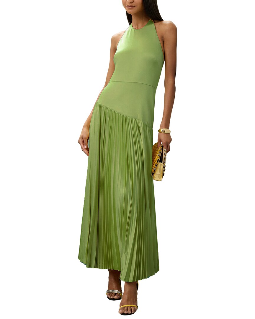 Camila Blanco Maxi Dress In Green