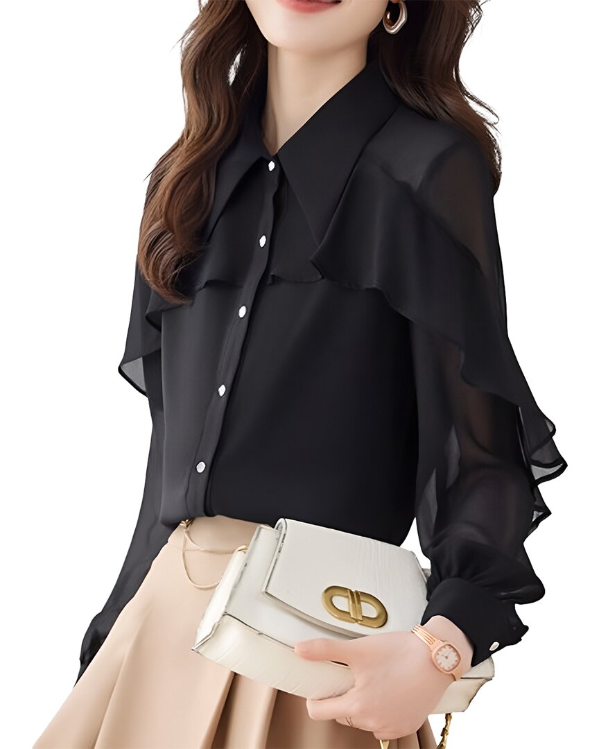 Vera Dolini Shirt In Black