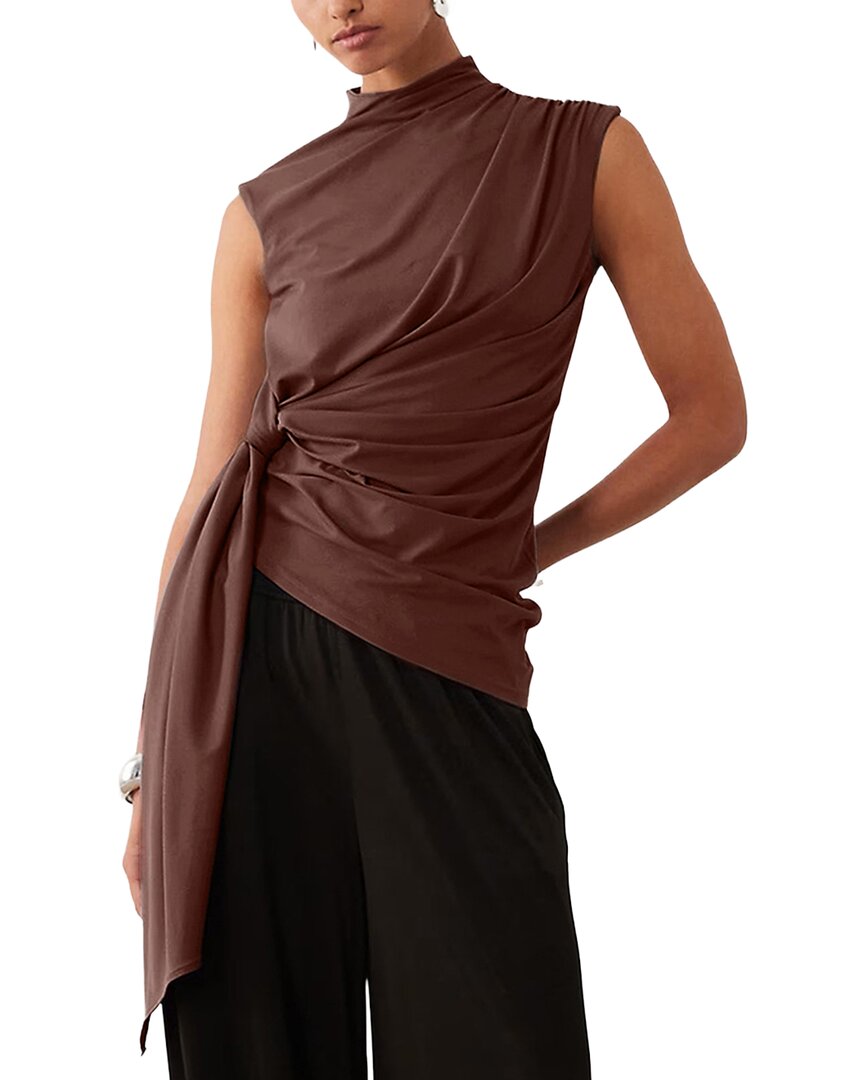 Teodora Top In Brown