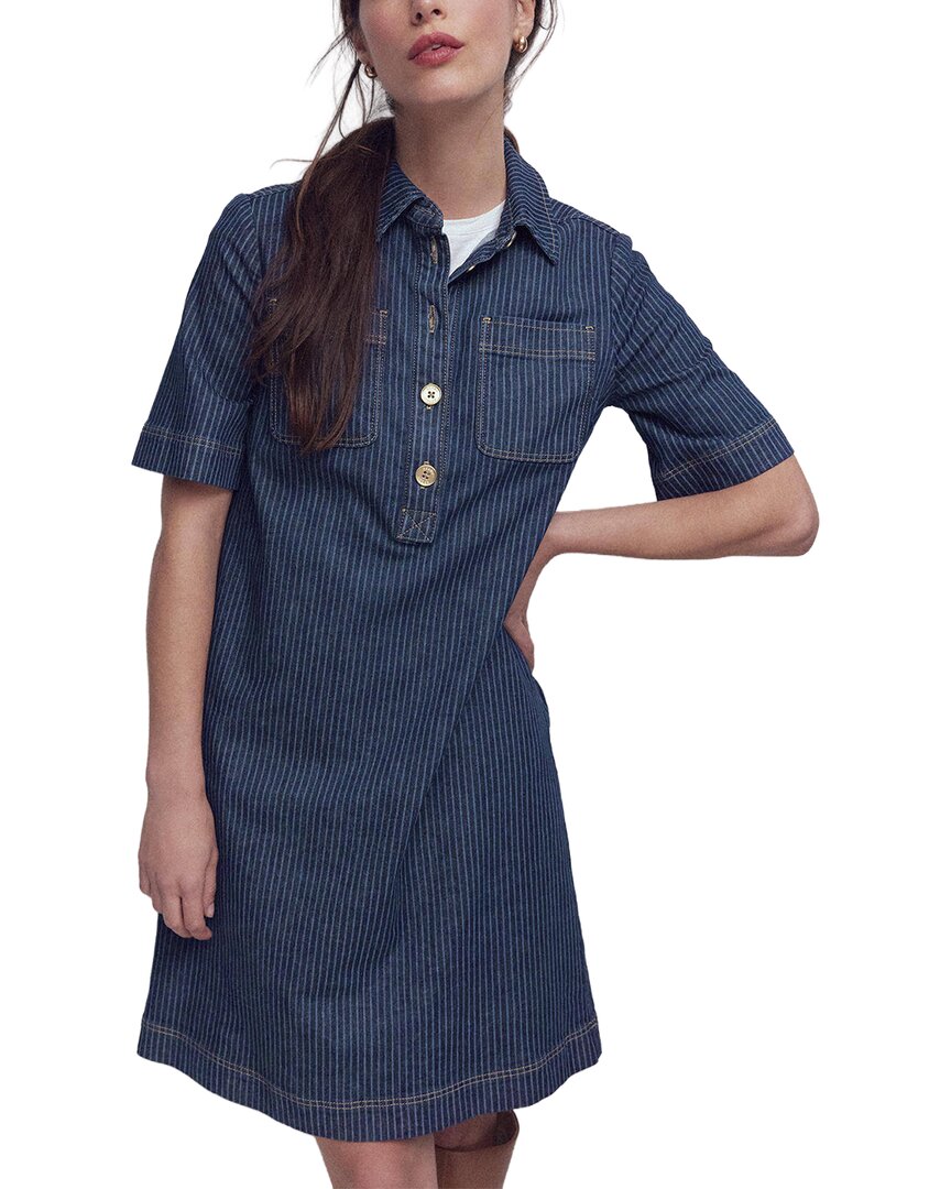 Boden Petite Zia Pocket Shift Dress In Blue