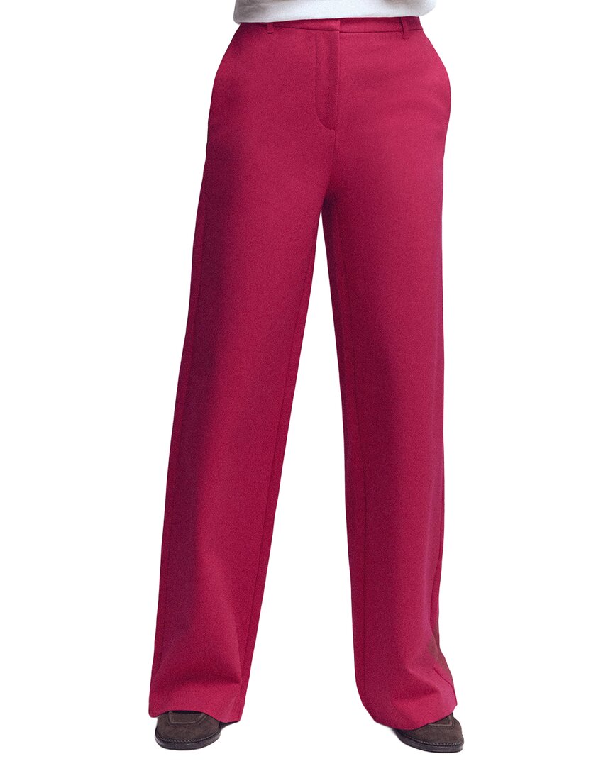 Boden Belgravia Ponte Trouser In Red