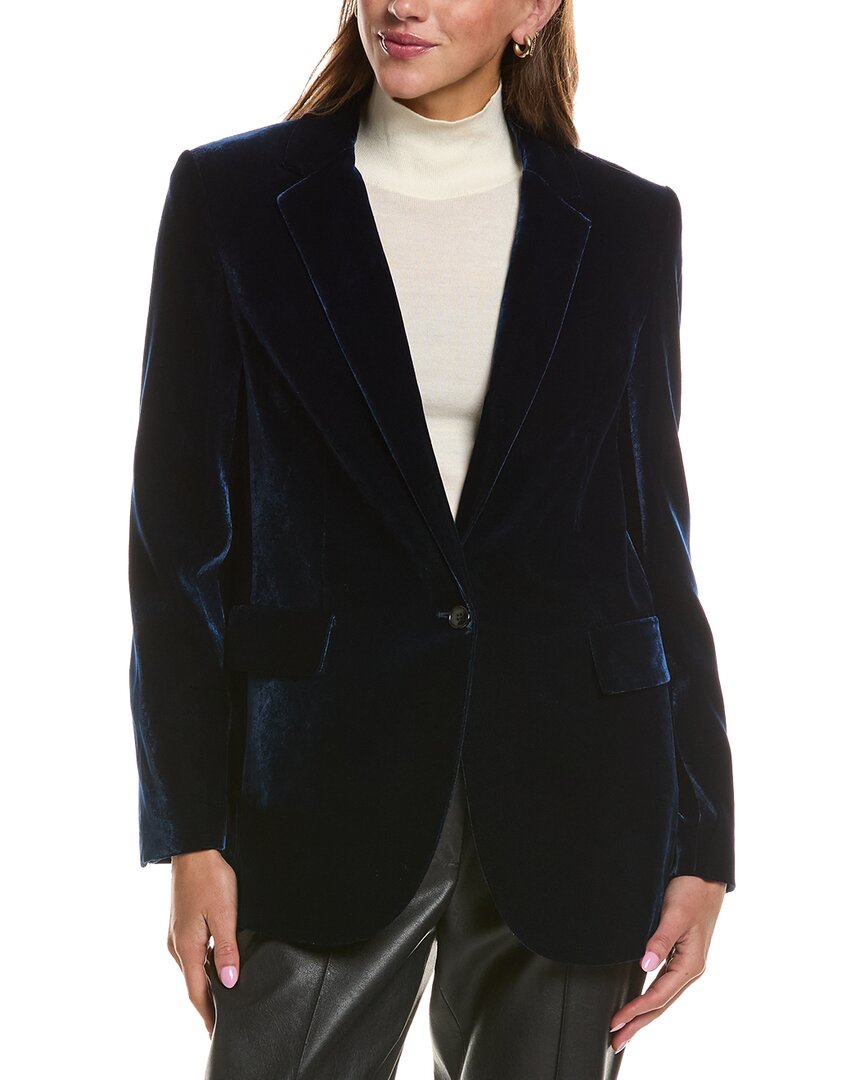 Theory Casual Blazer In Blue