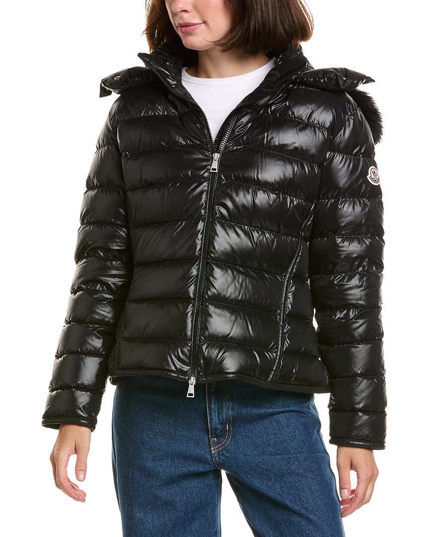 Moncler Down Jacket In Black
