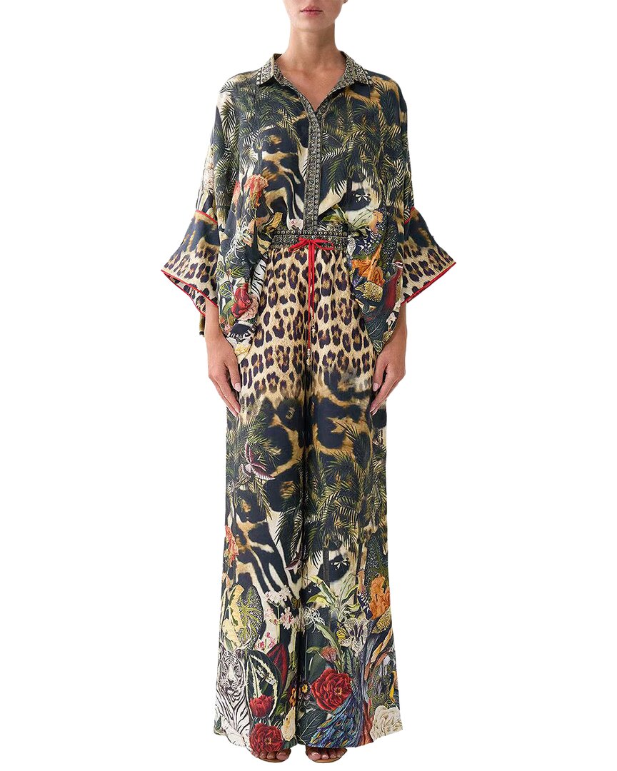 Amina Glam 2pc Shirt & Pant Set In Multi