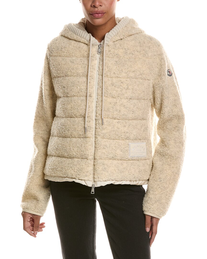 Moncler Beige Down Jacket