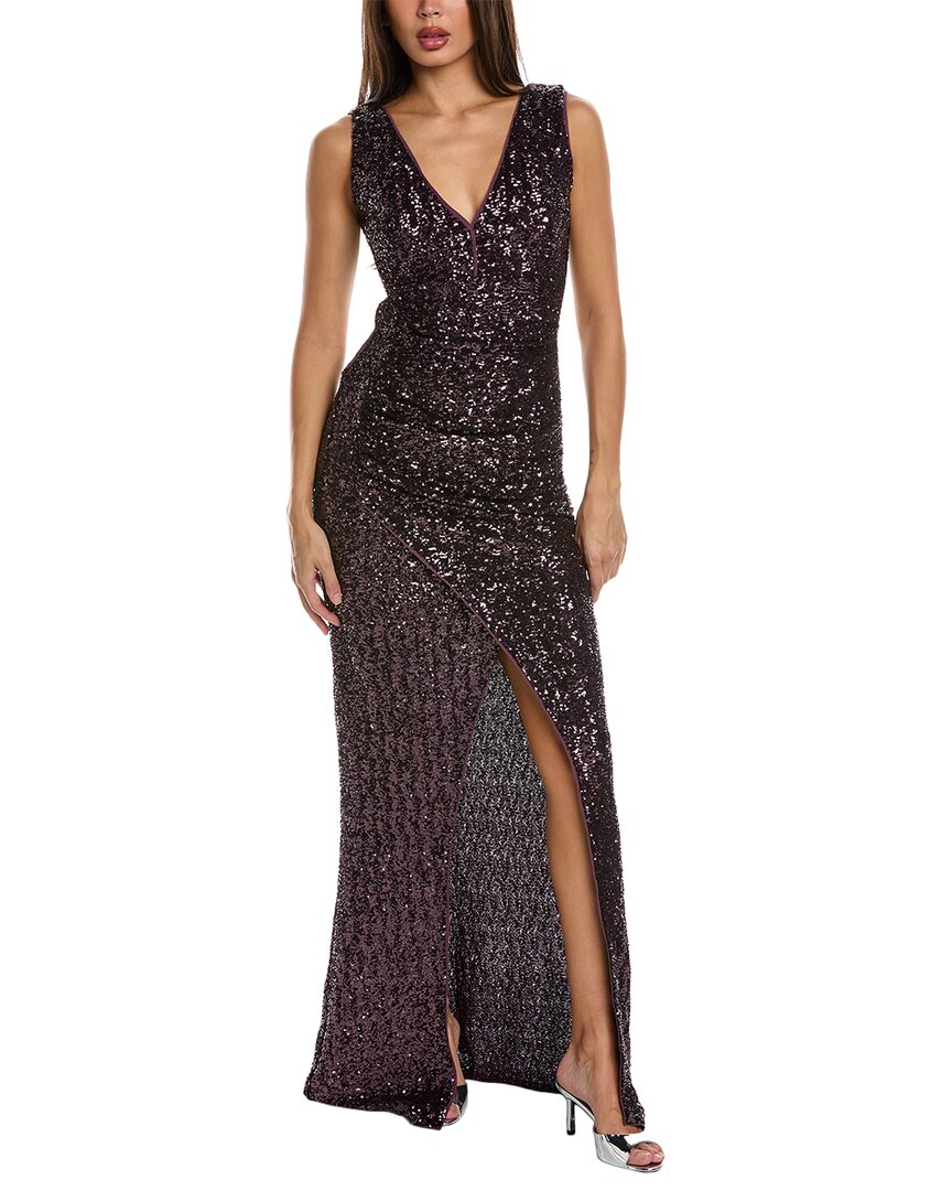 Chiara Boni La Petite Robe Cho Sequin Sleeveless Gown