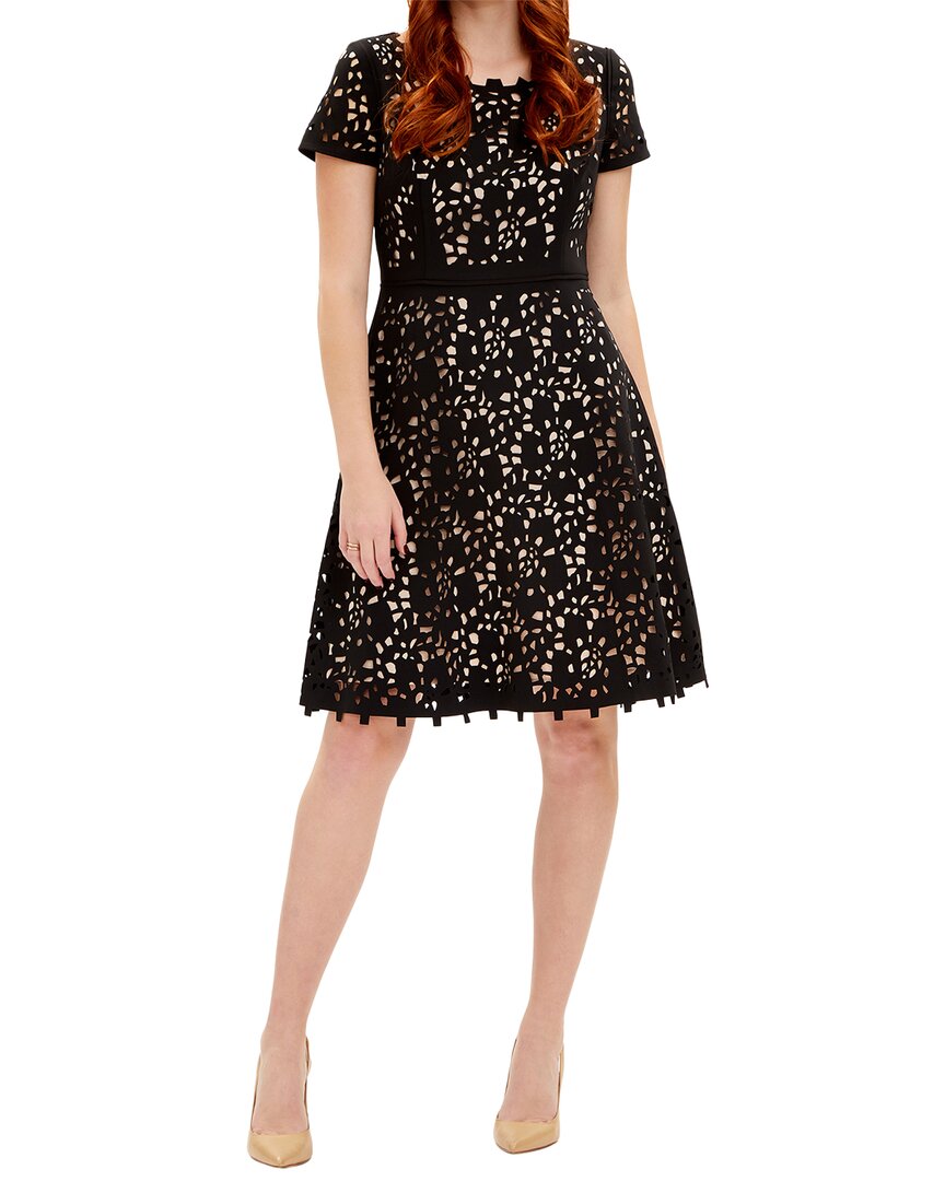Shani Focus By  A-line Laser Cutting Dress