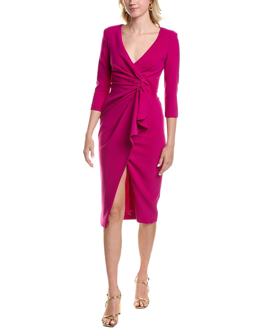 Carla Ruiz Midi Dress In Pink