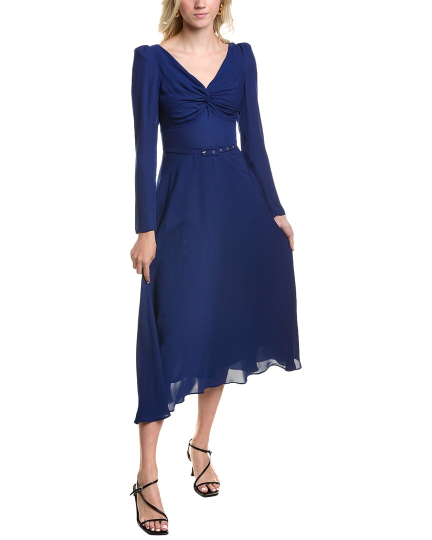 Carla Ruiz Midi Dress In Blue