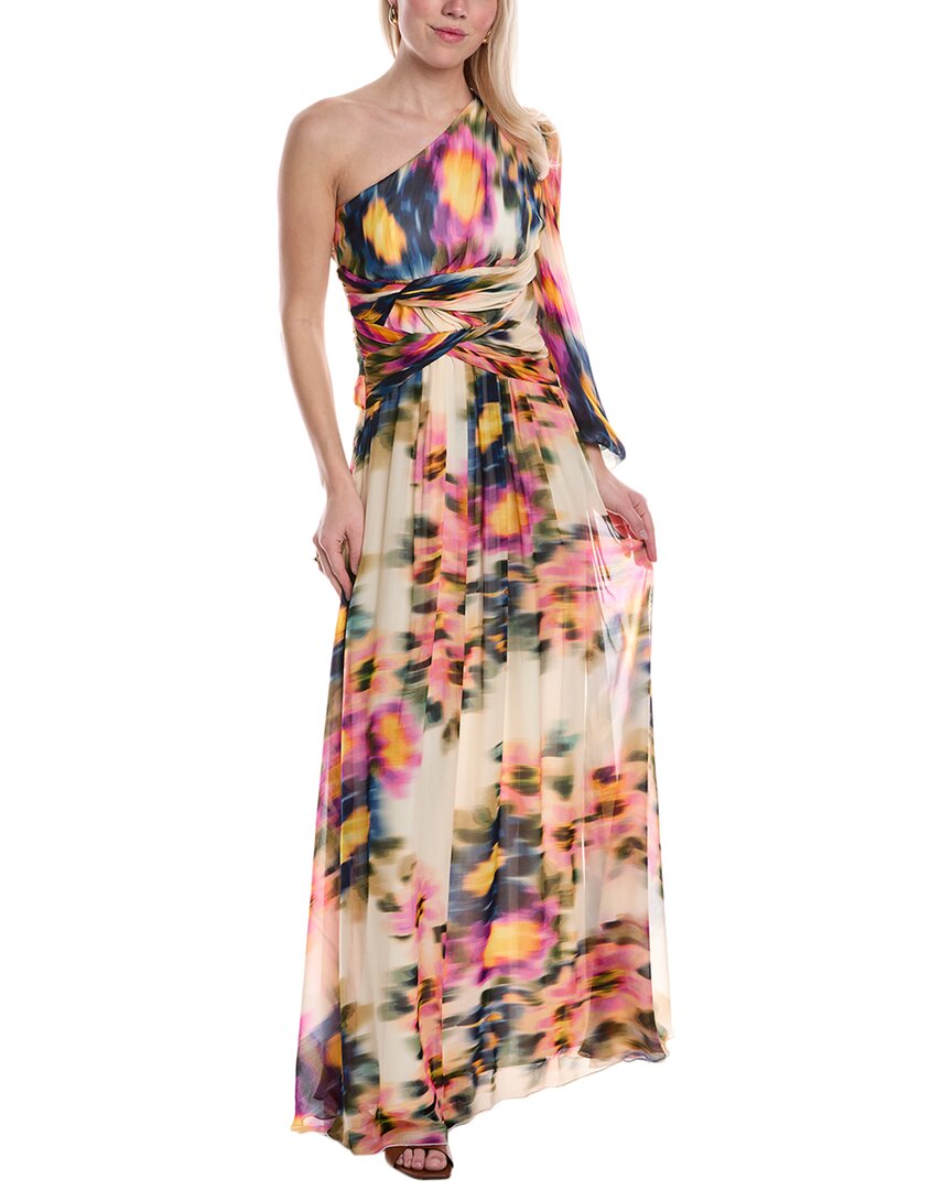 Carla Ruiz One-shoulder Maxi Dress In White