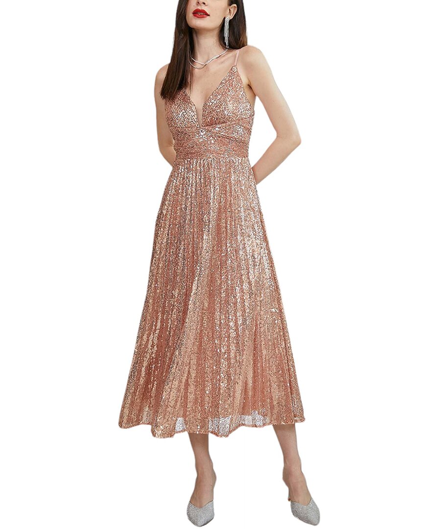 Juliet Roses Dress In Pink