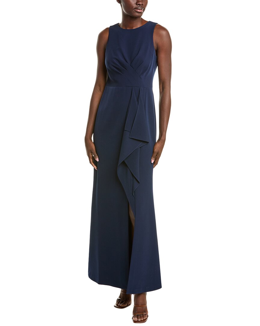 ELIZA J ELIZA J LAGUNA CREPE GOWN