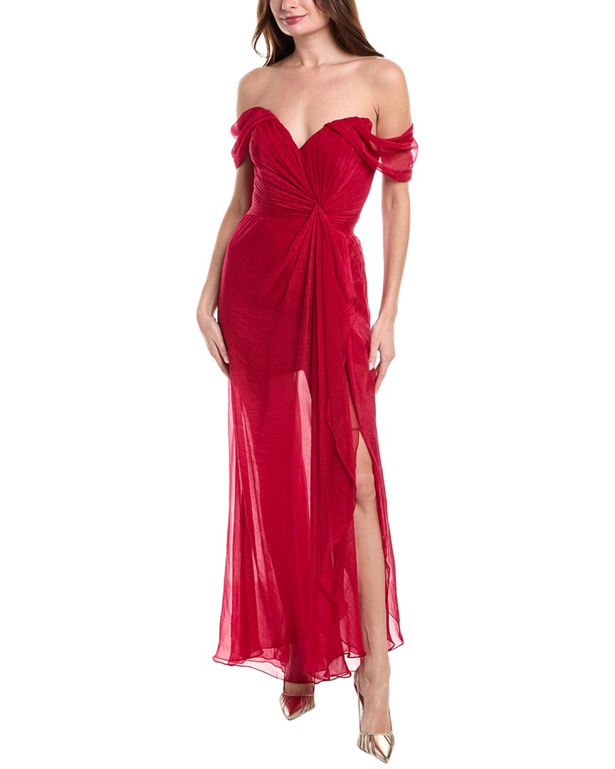 Rene Ruiz Wide Leg Jumpsuit In Red