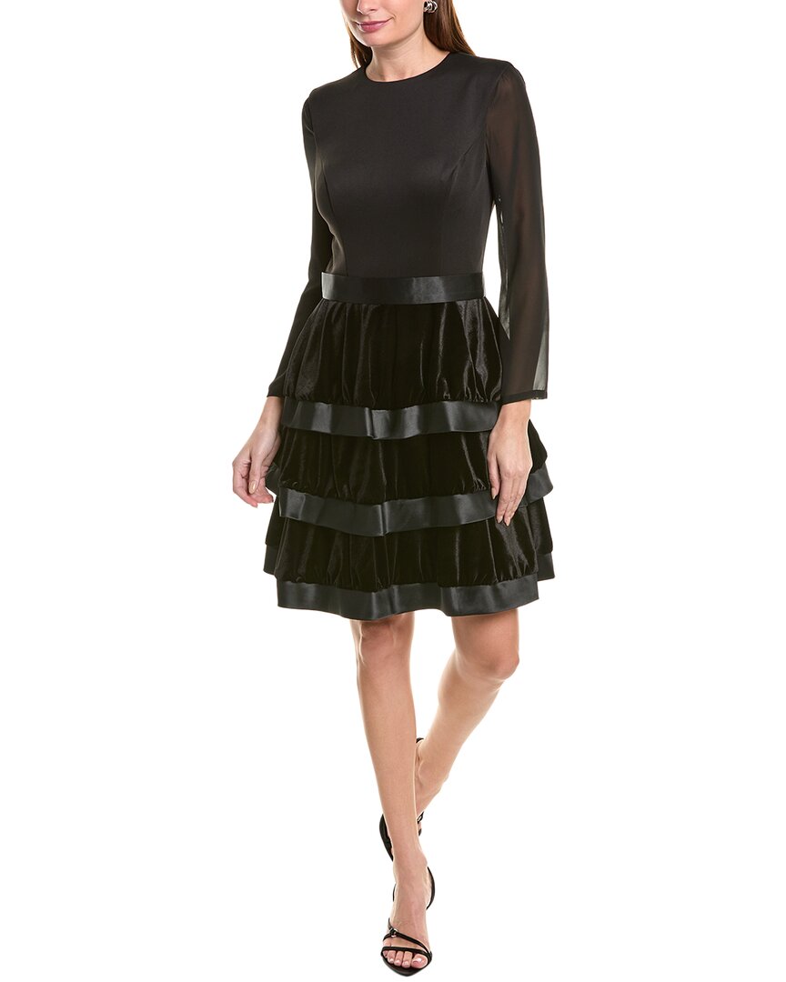 Rene Ruiz Metallic Gown In Metallic