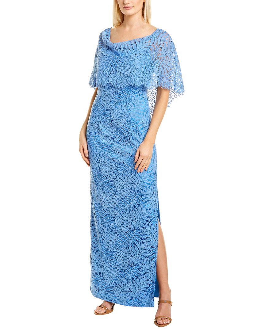 Shop Js Collections Katherine Gown In Blue