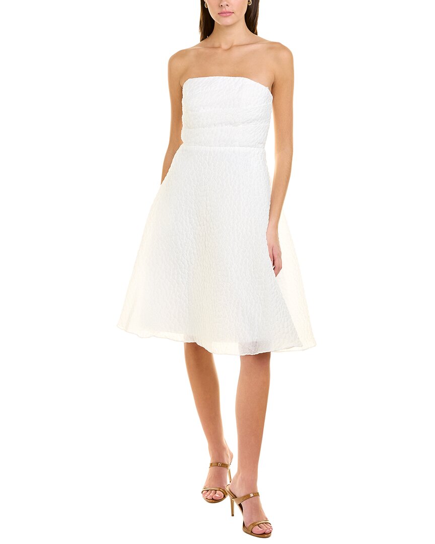 theia white beaded dress Sherri Hill Strapless Polka Dot Mermaid Prom Dress 56907