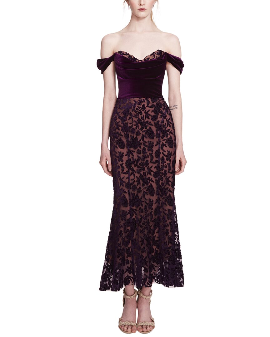MARCHESA NOTTE MARCHESA NOTTE MIDI DRESS