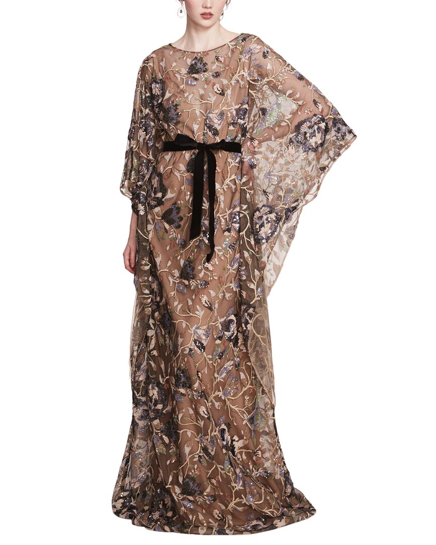 MARCHESA NOTTE MARCHESA NOTTE KAFTAN DRESS