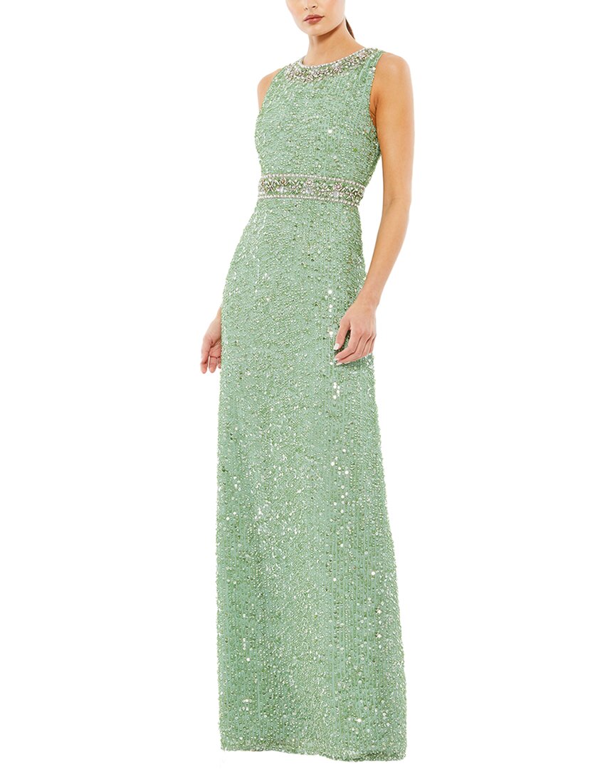 Mac Duggal Sequined Embellished Gown