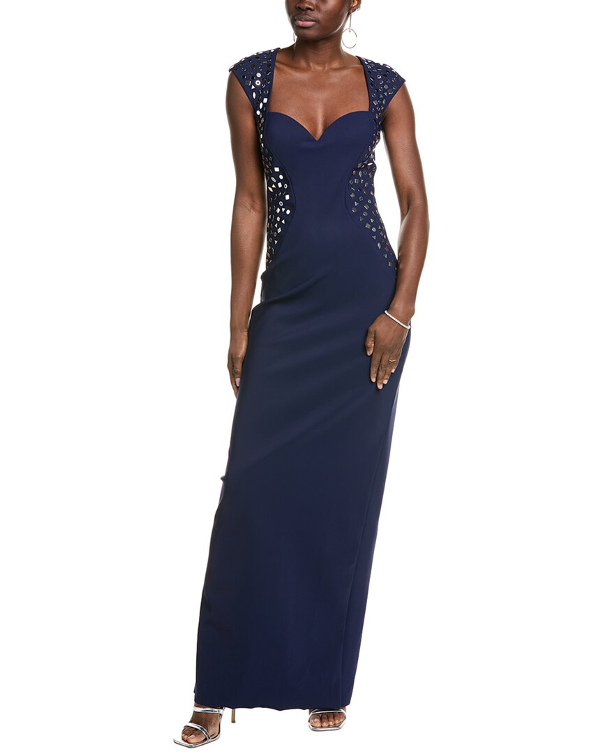 Chiara Boni La Petite Robe Kingai Gown In Blue