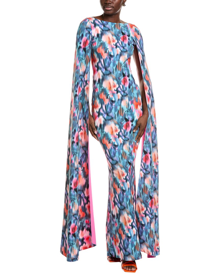 Chiara Boni La Petite Robe Stoma Gown In Blue
