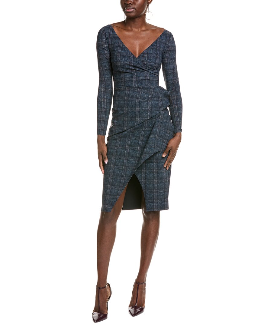 Chiara Boni La Petite Robe Irida Midi Dress In Black