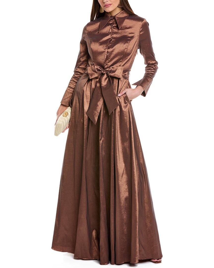 Rene Ruiz Jacquard Shirt Gown