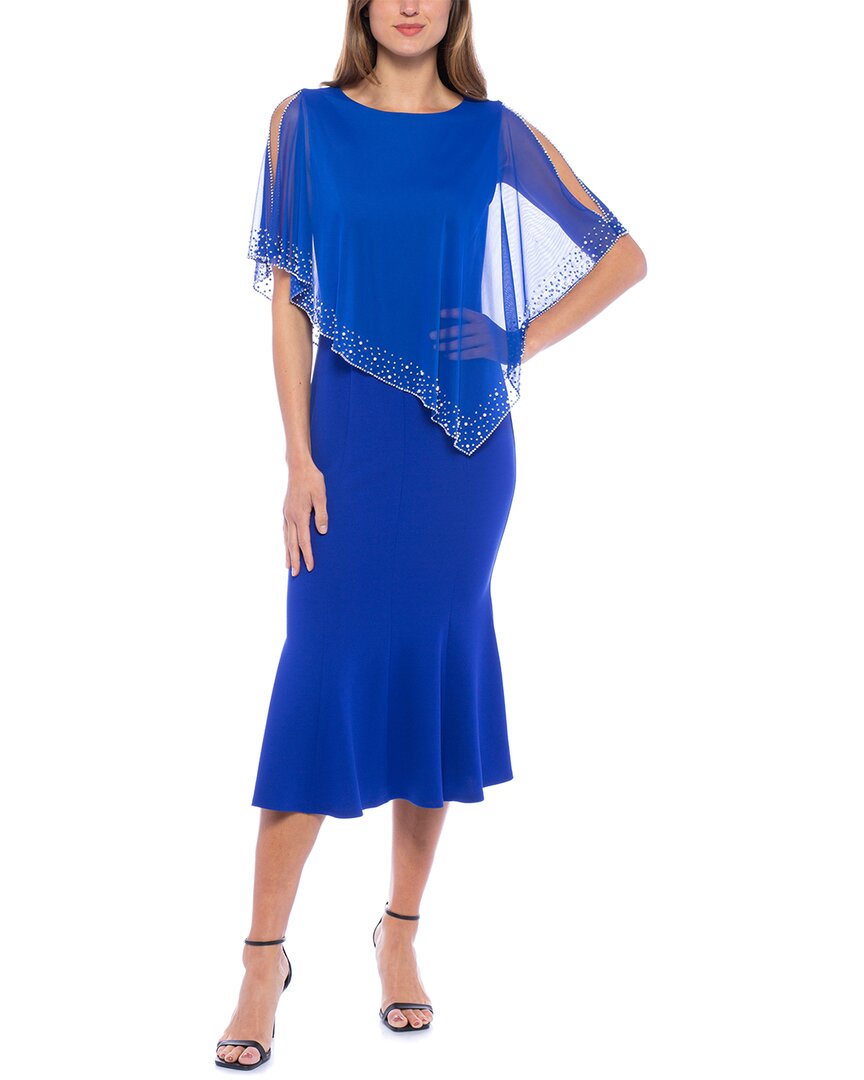 Shop Marina Crepe Midi Dress
