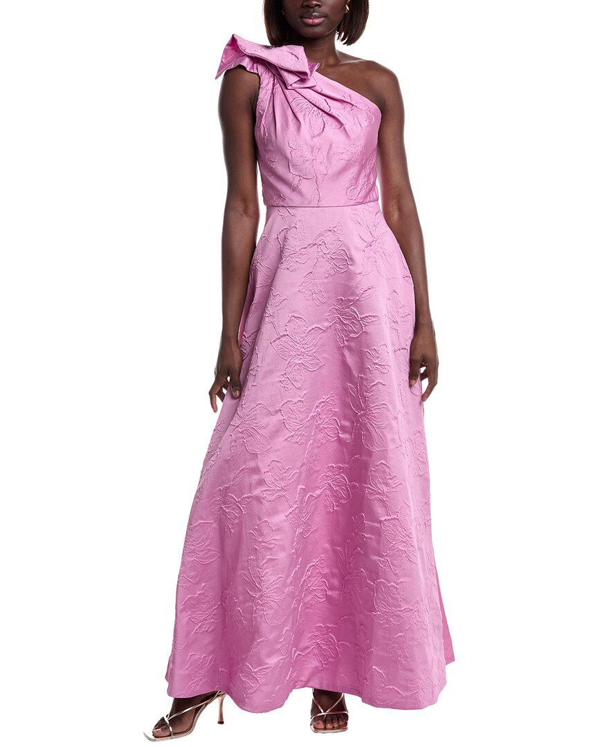 Monique Lhuillier ml  Amira Jacquard Maxi Dress