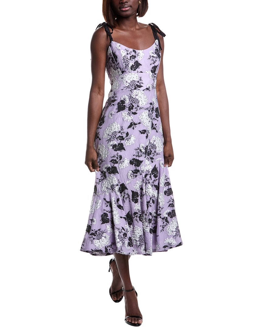 ml Monique Lhuillier Jacquard Midi Dress