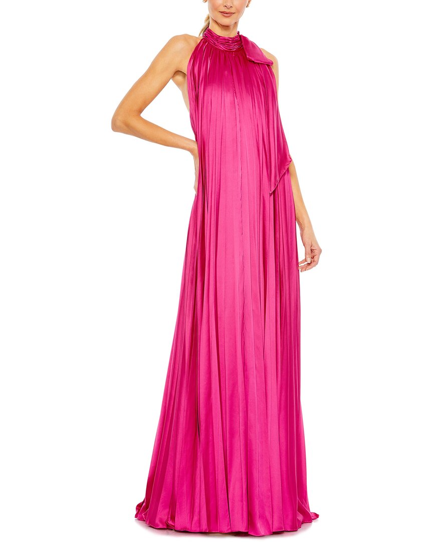 Mac Duggal Pleated Trapeze Gown