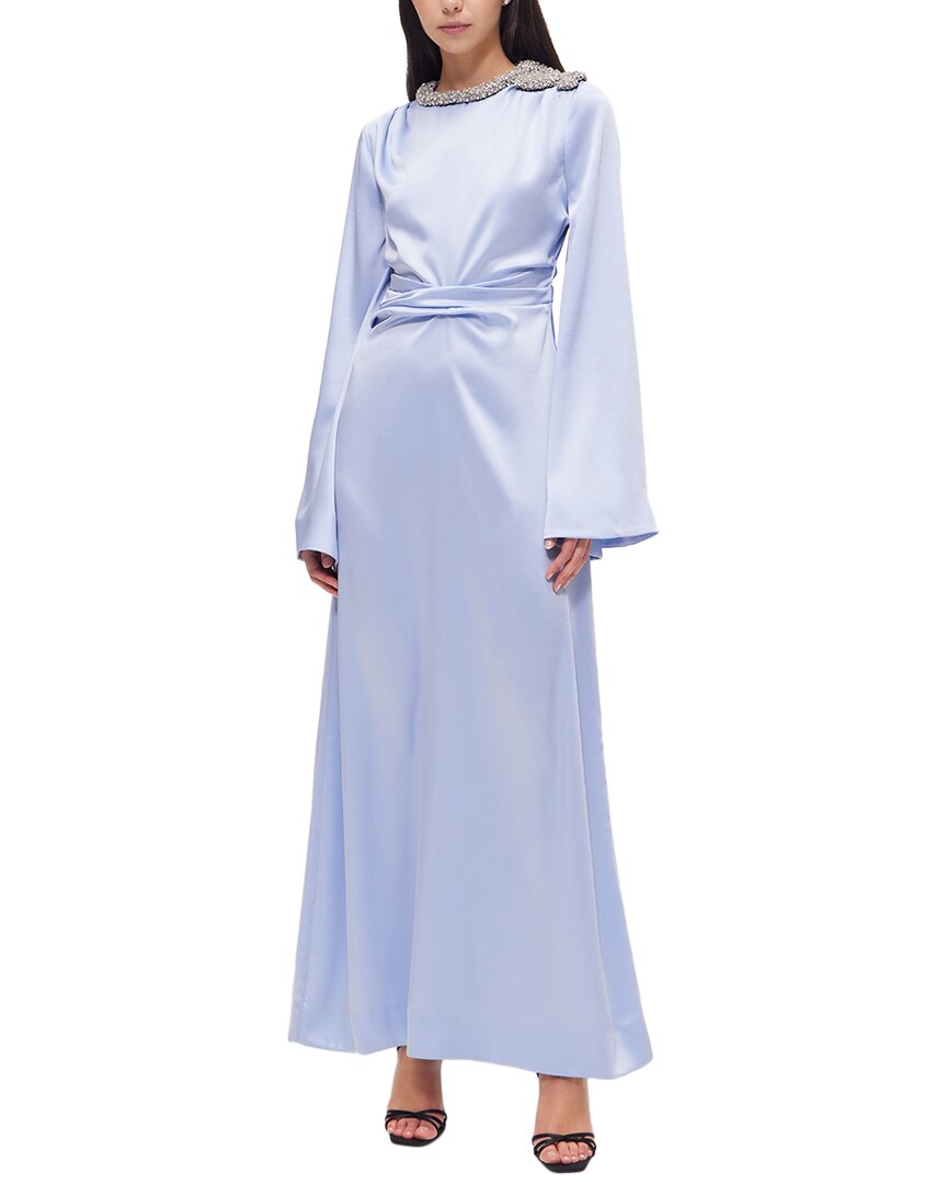 Rachel Gilbert Adi Gown In Blue