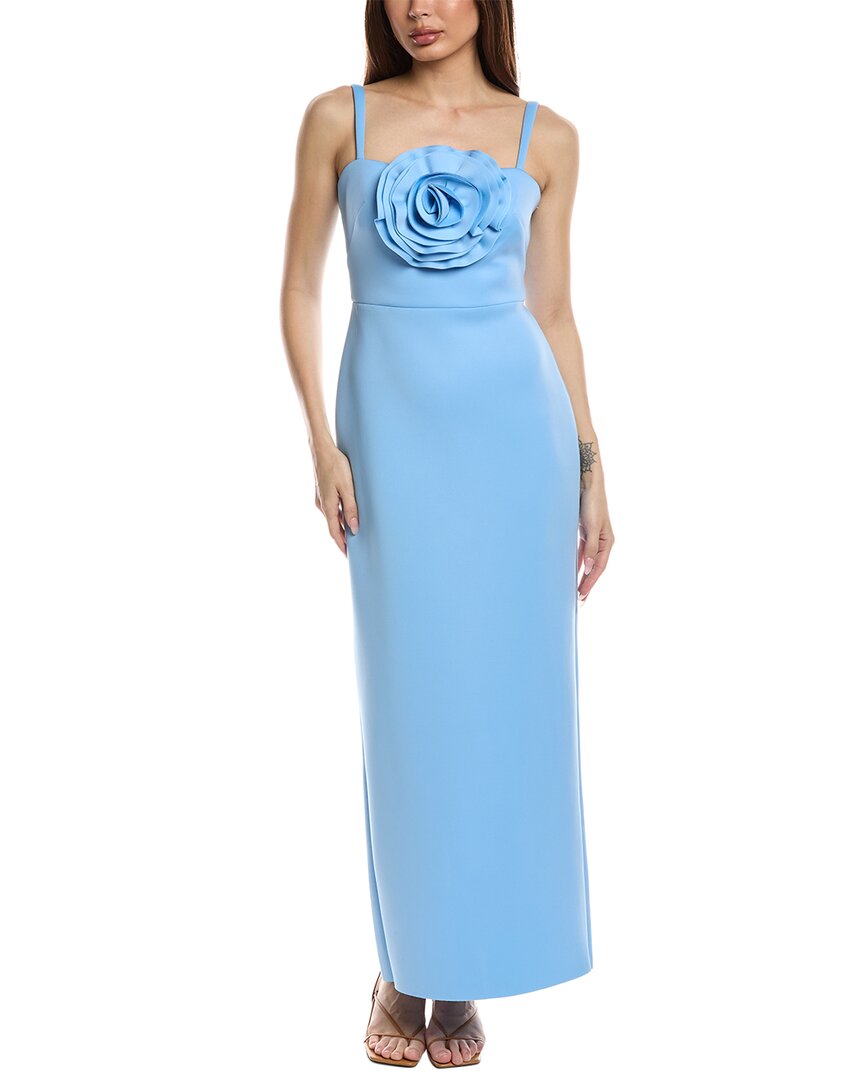 ELIZA J ELIZA J ROSE SCUBA GOWN
