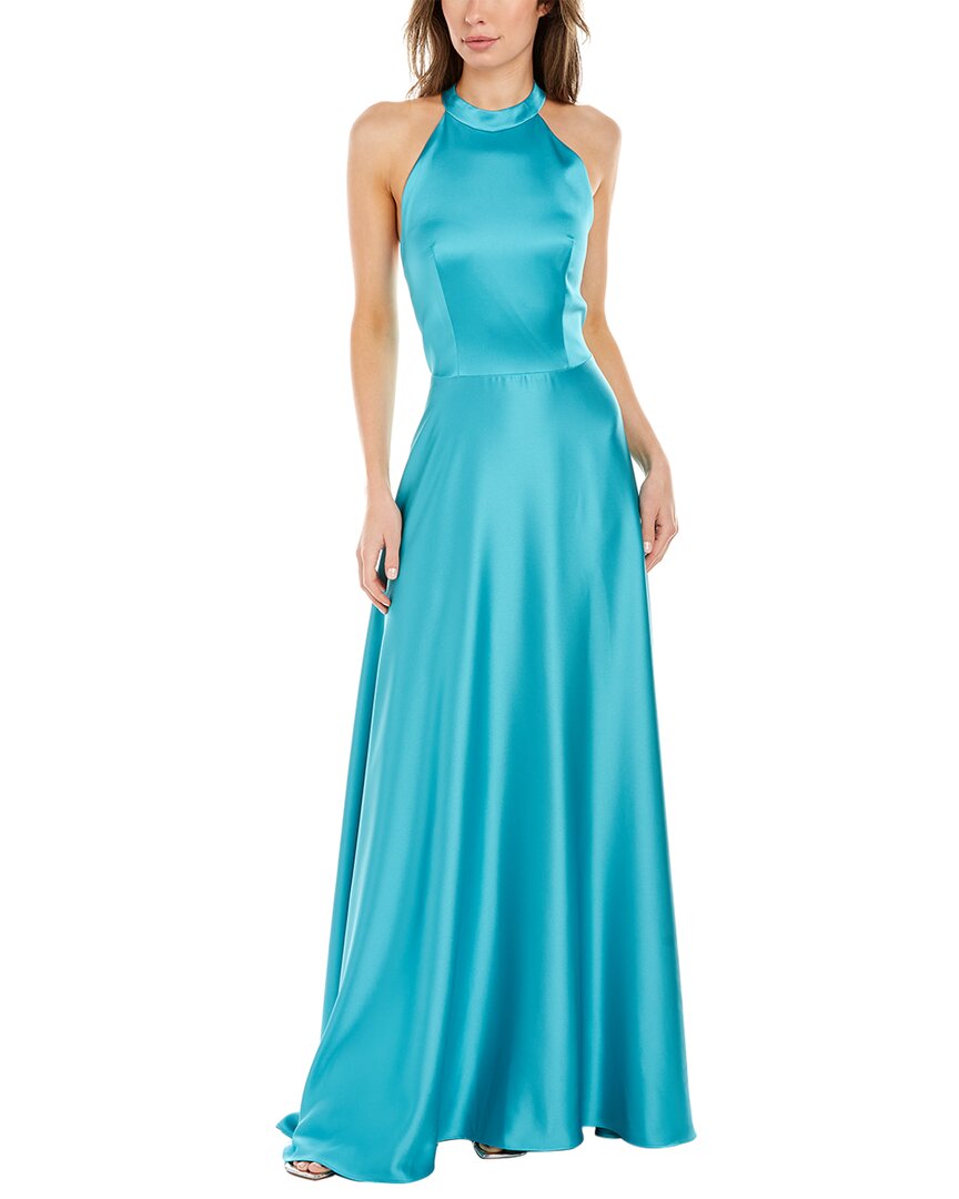 Shop Carla Ruiz Maxi Dress In Blue