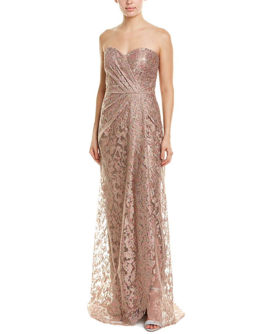 rene ruiz metallic gown