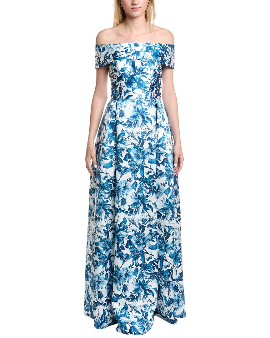 Rene Ruiz Off-the-shoulder Gown
